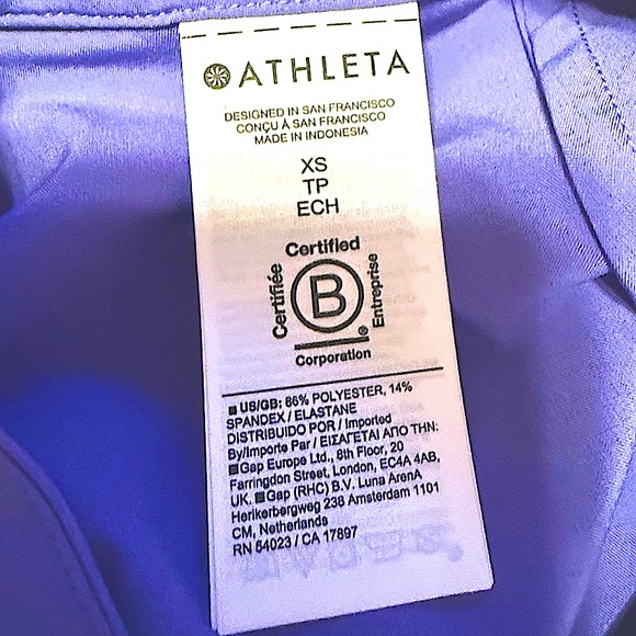 Athleta Arrival Periwinkle UPF 50+ Maxi Side Slit Pocket Dress XS NWT - Picture 8 of 9